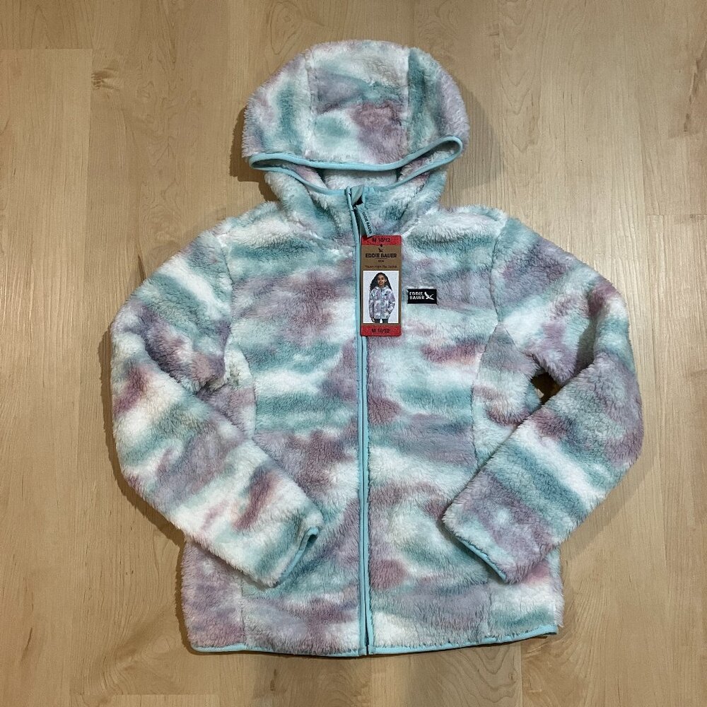 * NWT * Eddie Bauer Youth Plush Hooded Jacket - M (10/12)